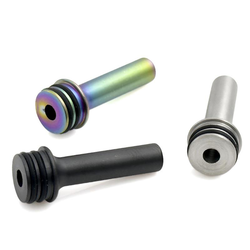 Drip Tip Resin - 510 Long Drip Tip Replacement Stainless