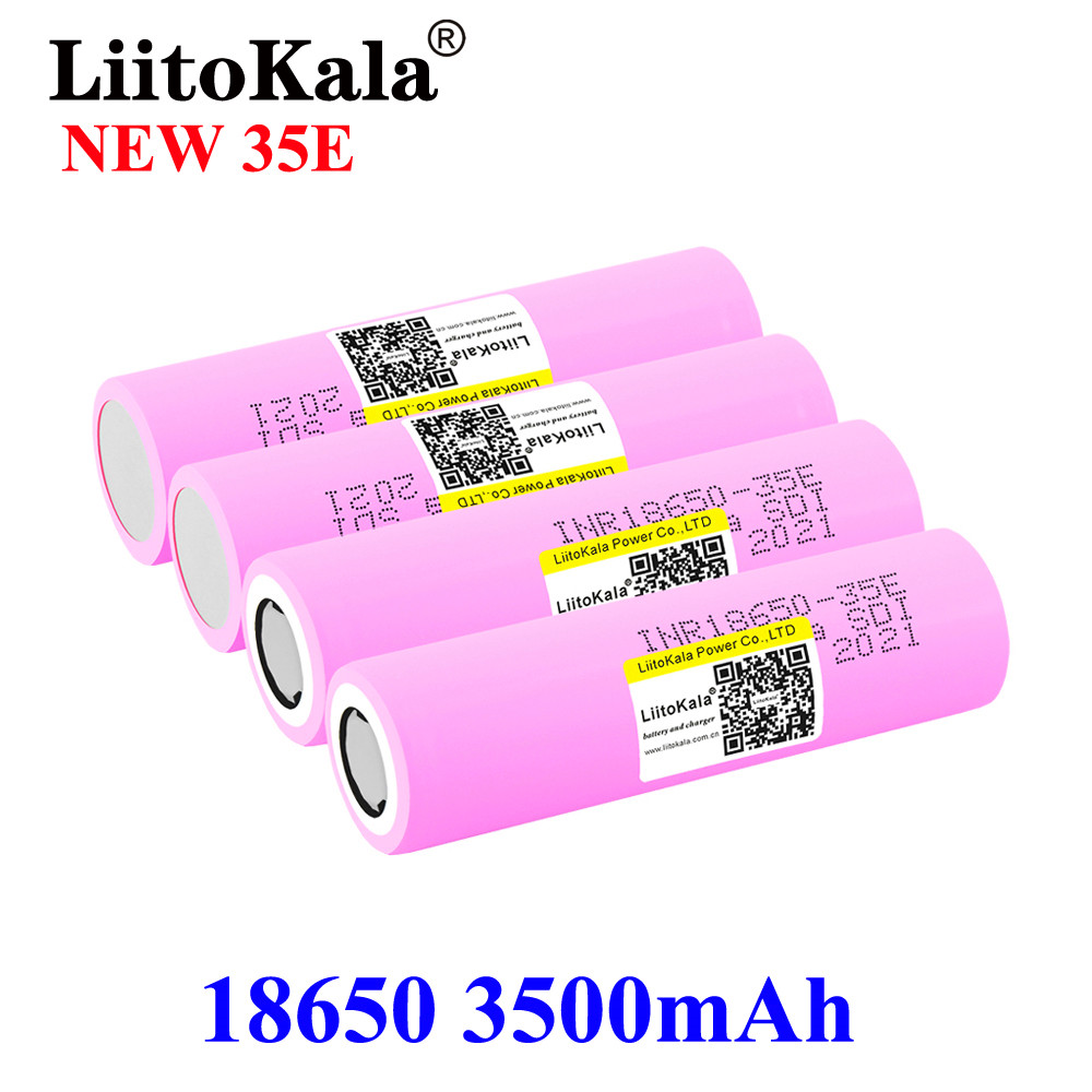 Vape Battery 18650 - New Original LiitoKala INR18650 35E 3.7V