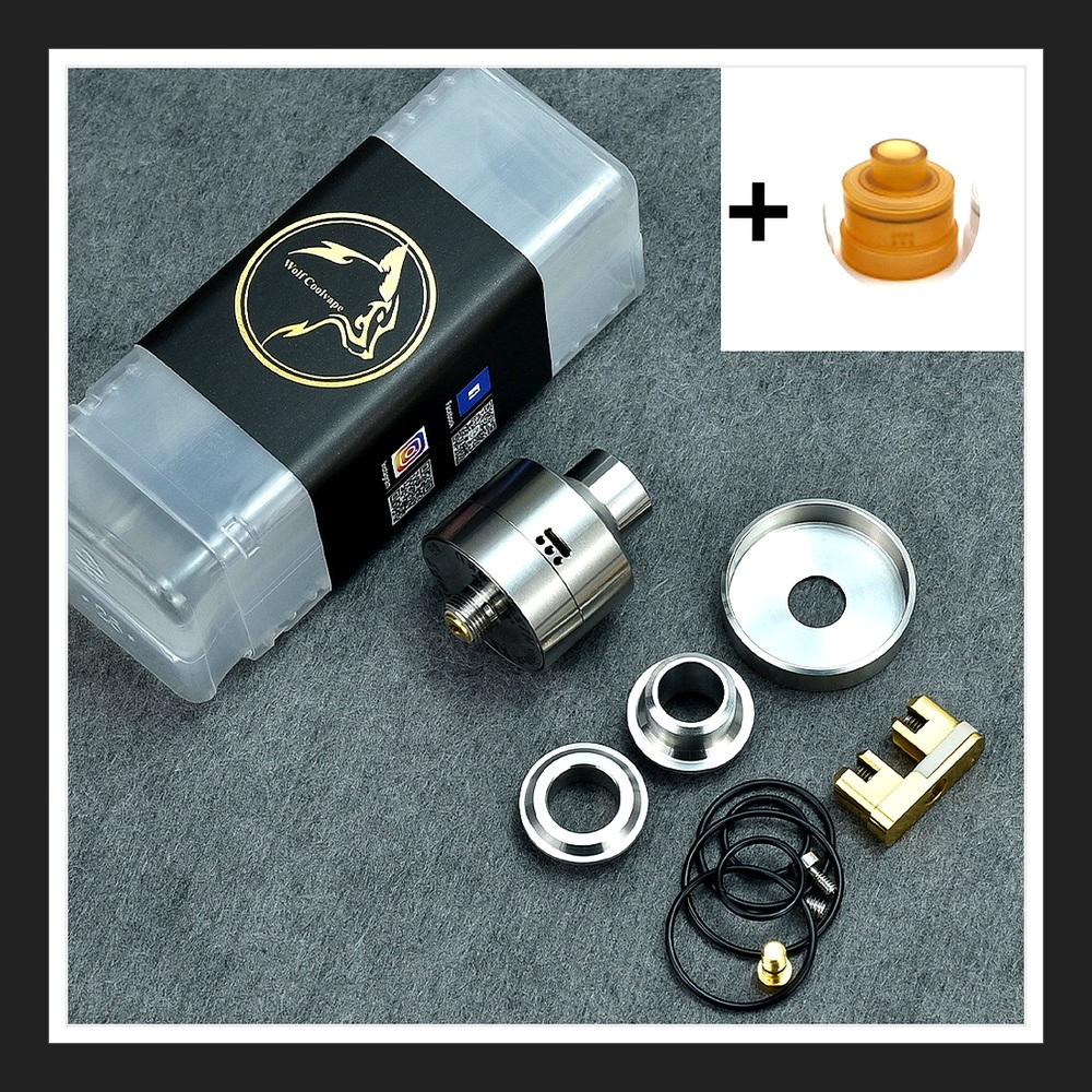 22MM Nisshoku RDA MTL Atomizer - Vape Coil Replacement ulasan dan harga