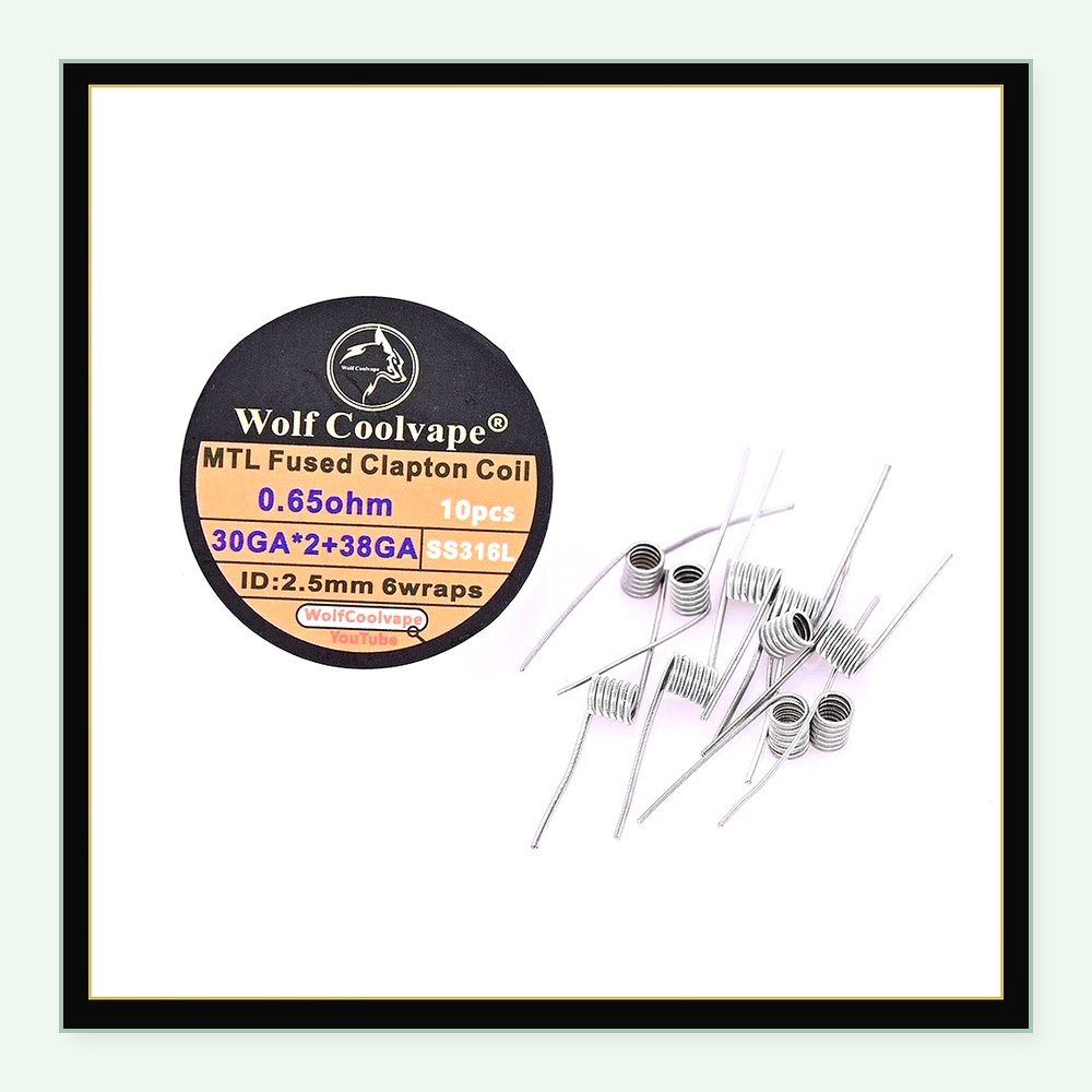 10pcs Wolfcoolvape MTL Fused C - Vape Coil Replacement ulasan dan harga