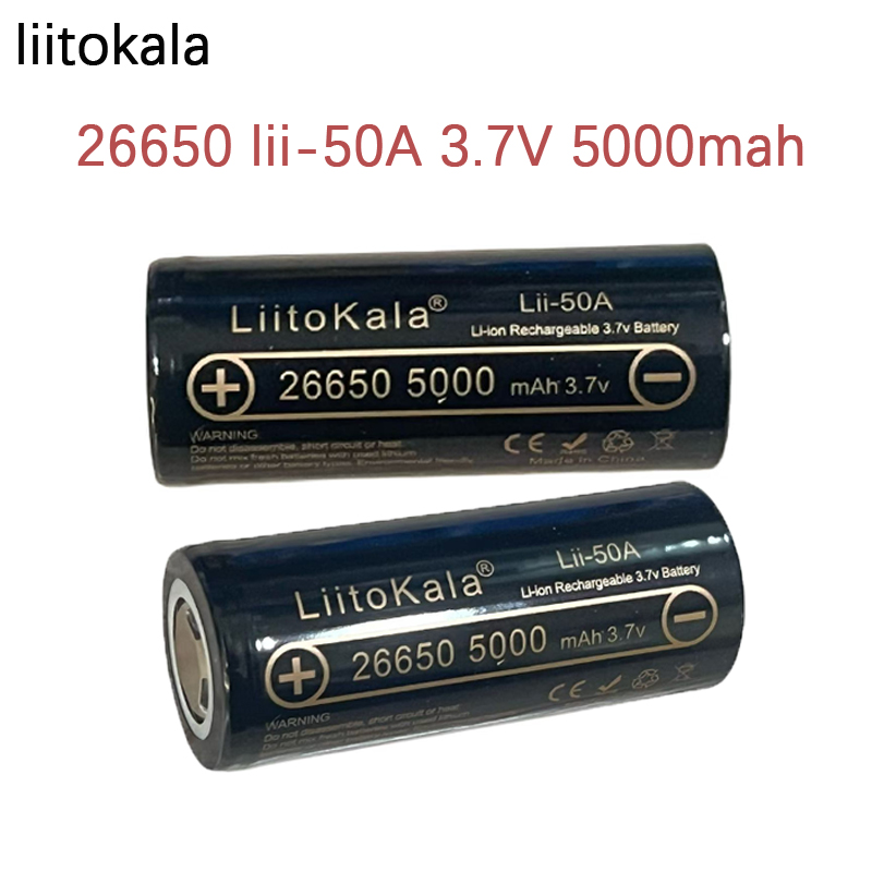1-10PCS  LiitoKala Lii-50A 266 - Vape Battery 18650 ulasan dan harga