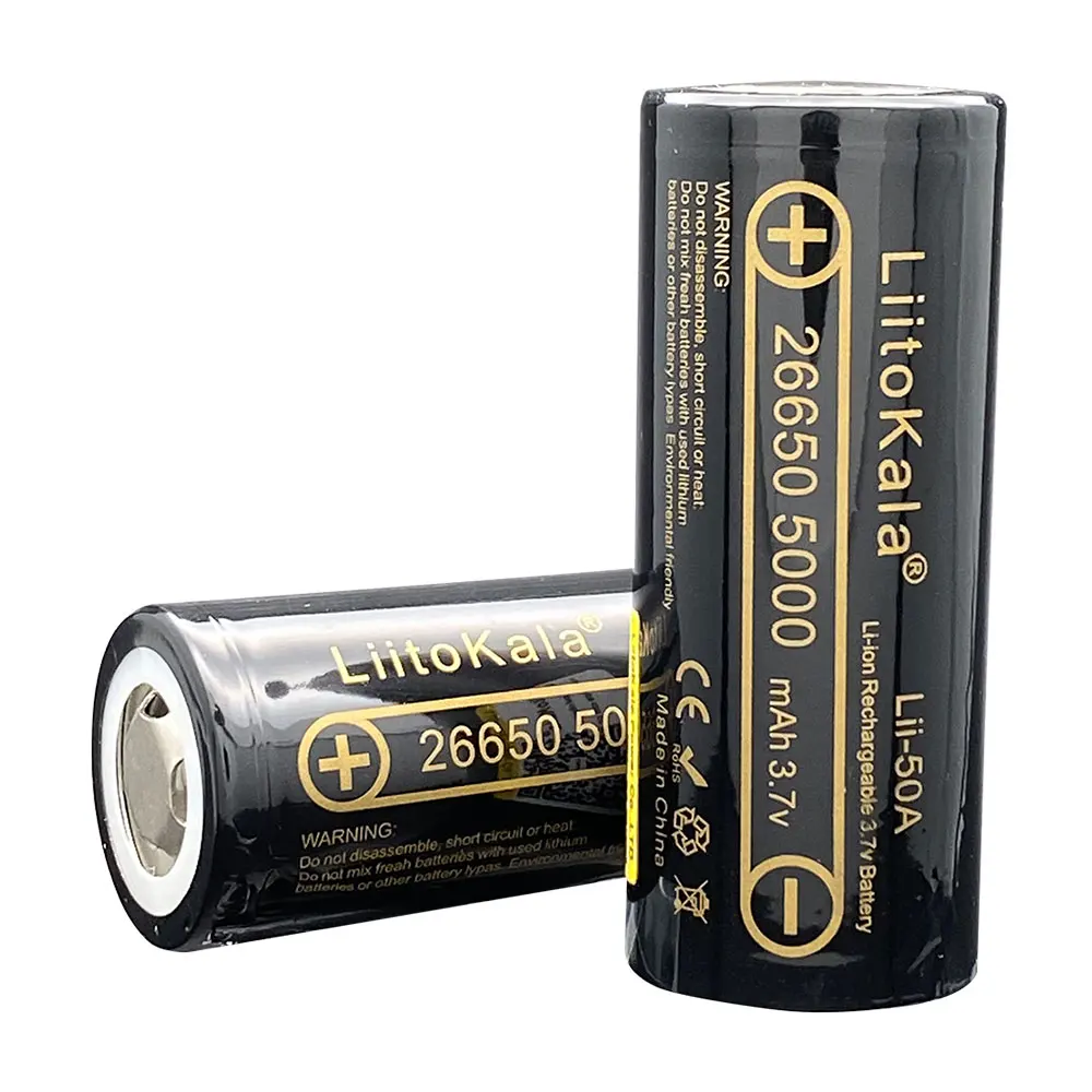 1-10PCS  LiitoKala Lii-50A 266 - Vape Battery 18650 ulasan dan harga