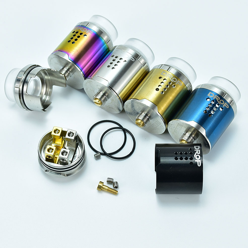 24mm DROP RDA Tank Atomizer -  - Vape Coil Replacement ulasan dan harga