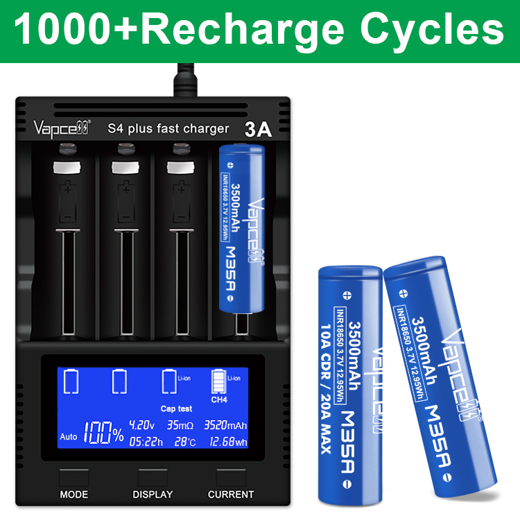 Original Vapcell M35A 18650 M3 - Vape Battery 18650 ulasan dan harga