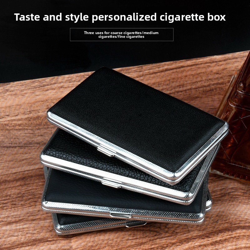 New 5.5 slim metal leather Cig - Smoking & Vaping Accessories ulasan dan harga